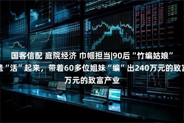 国客信配 庭院经济 巾帼担当|90后“竹编姑娘”让非遗“活”起来，带着60多位姐妹“编”出240万元的致富产业